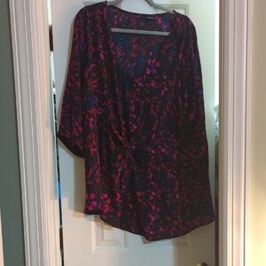 Torrid Multicolor Abstract Print Top